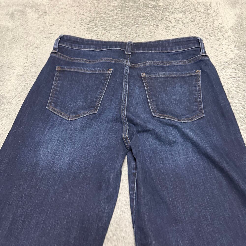 Kut From The Kloth Meg Fab Ab Wide Leg Crop Jeans Womens 10 Cuff Dark - Picture 4 of 11